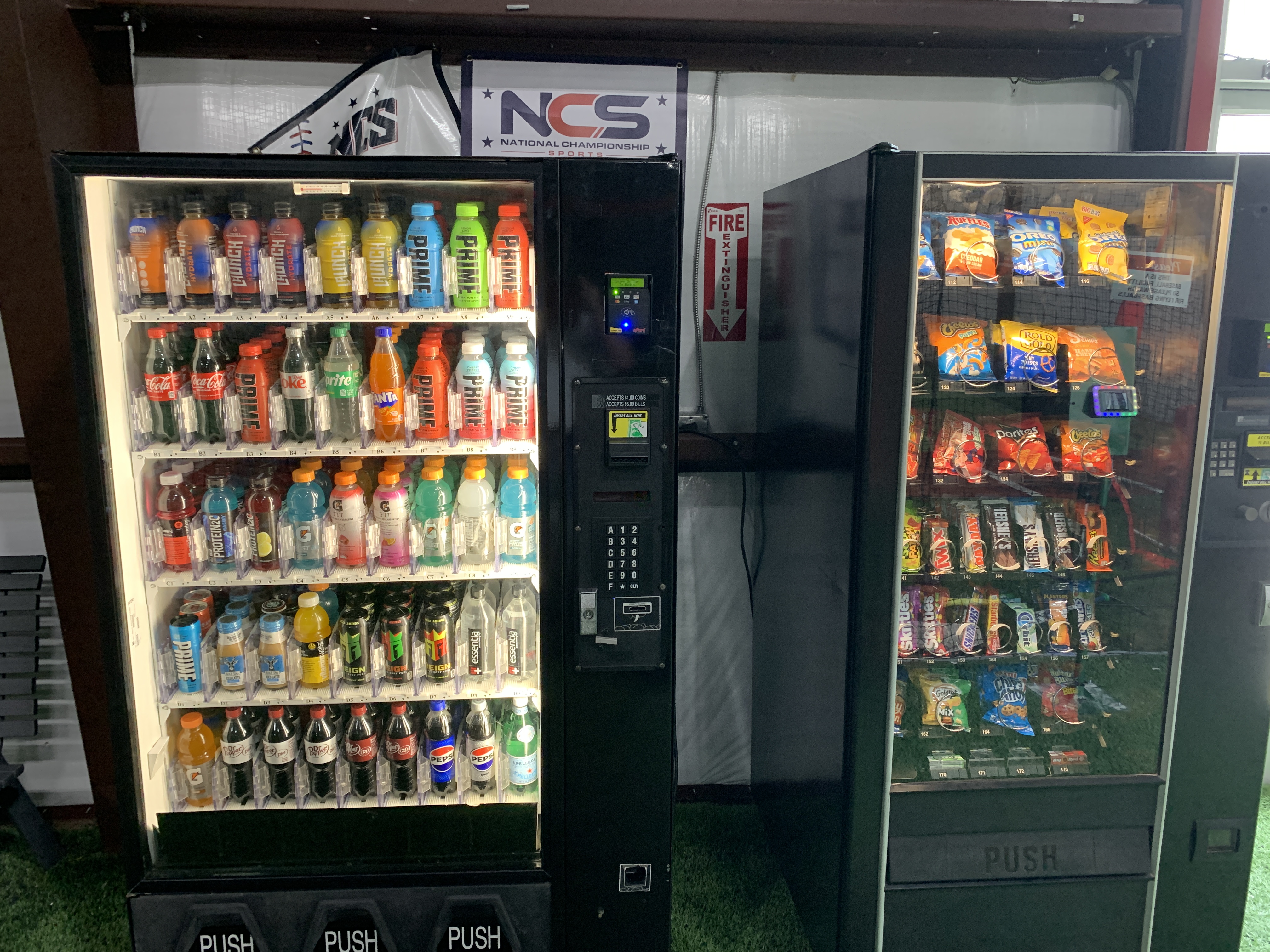 Baseball training area with equipment at Train Station Baseball Academy Speed & Agility clinic facility