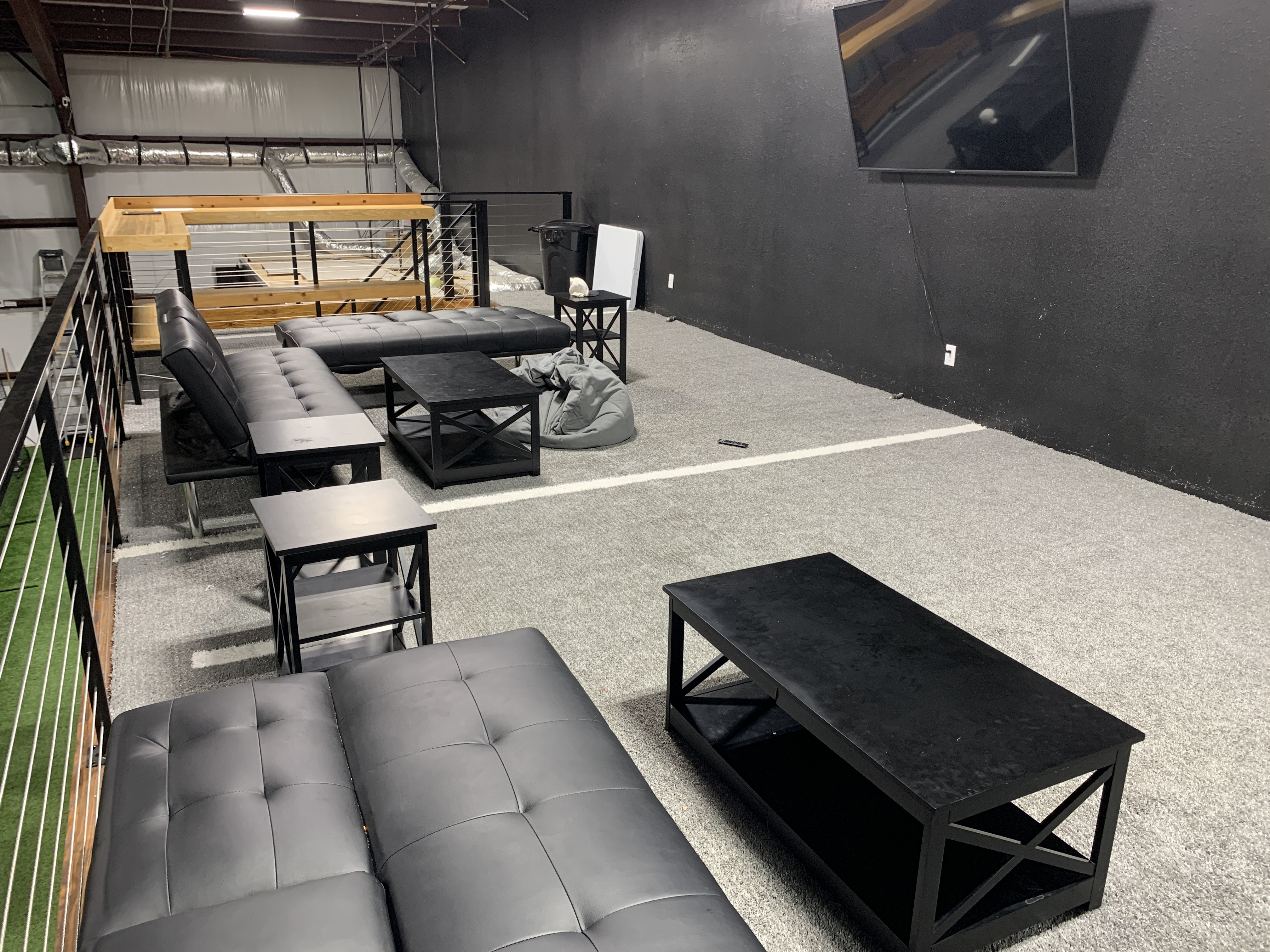 Indoor baseball training facility at Train Station Baseball Academy — Speed & Agility clinic location in Argyle TX