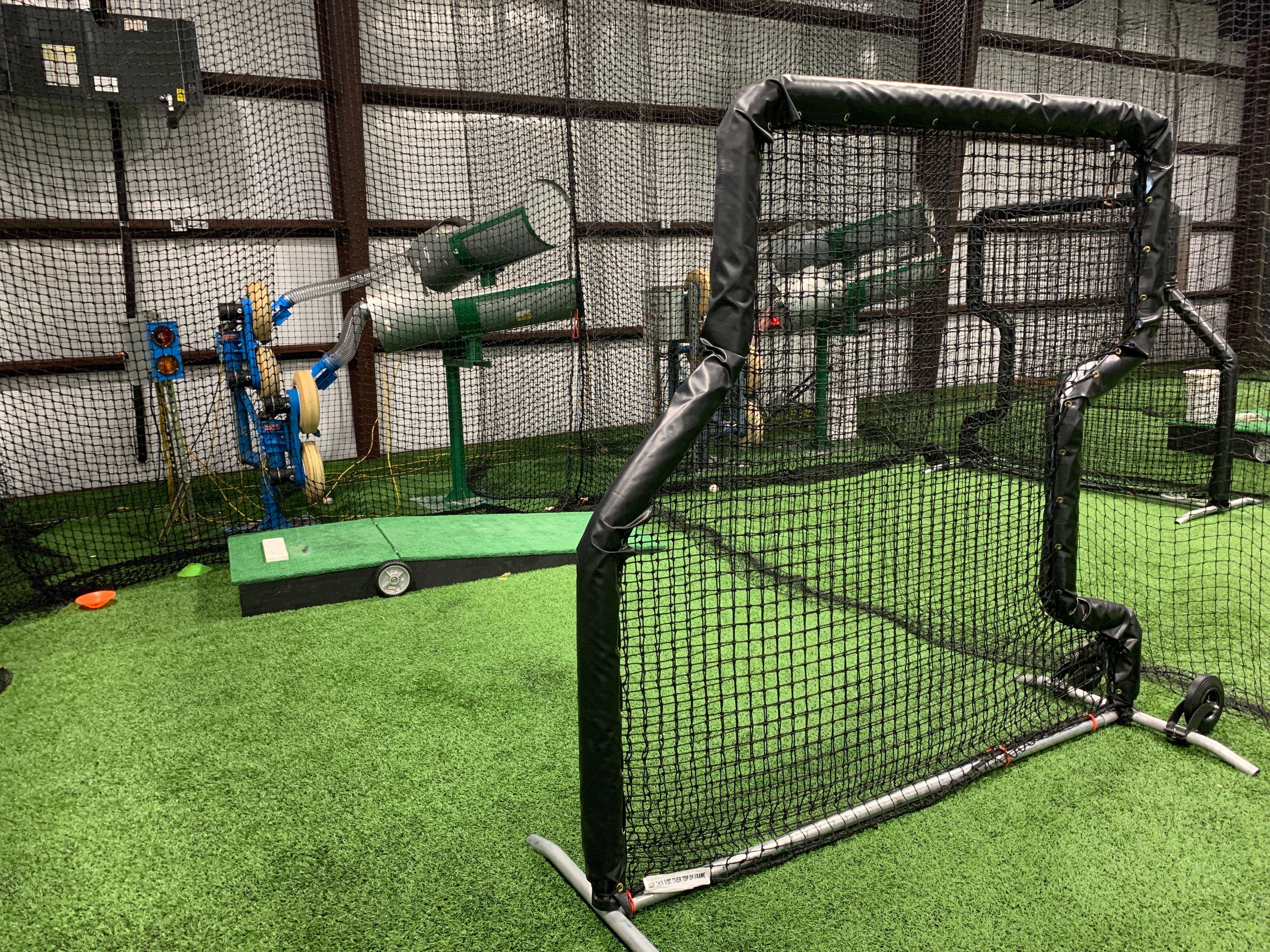 Railhawks branded apparel and gear store inside Train Station Baseball Academy — Argyle TX baseball training facility