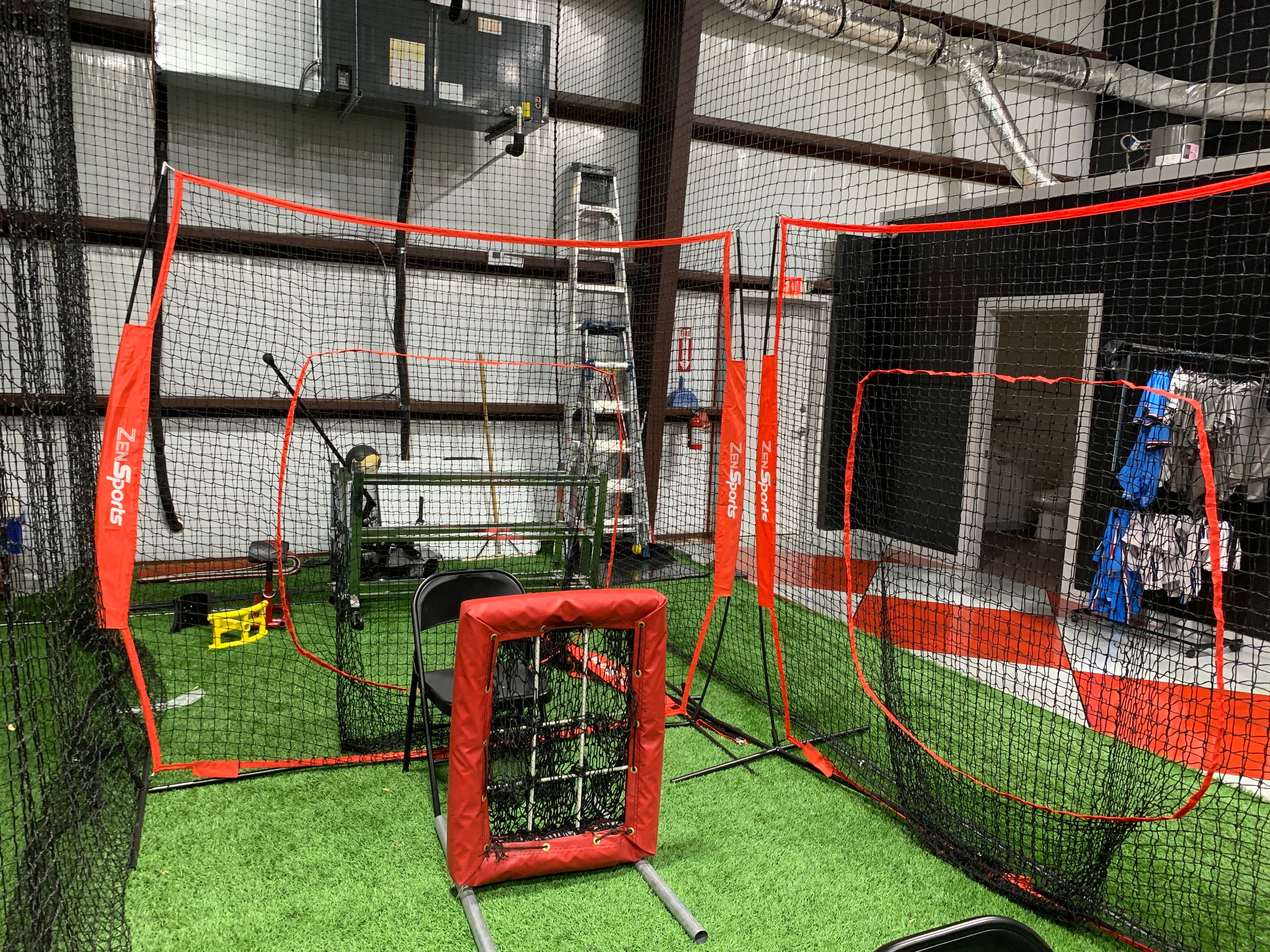 Batting Cages at Train Station Baseball Academy